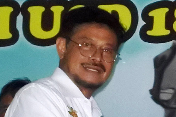 Menteri Pertanian Syahrul Yasin Limpo