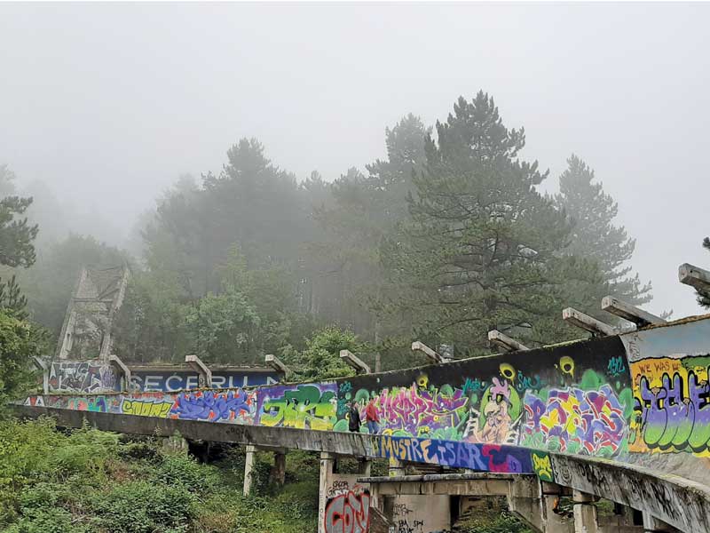 Arena salah satu cabang olahraga Olimpiade Musim Dingin 1984.