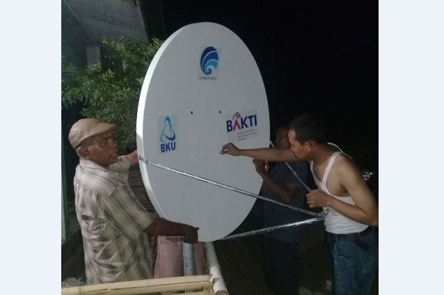 Pemasangan internet gratis di Lembata