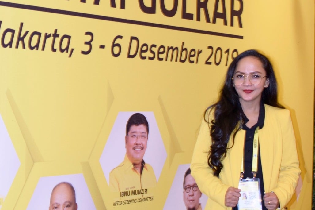 Ulrike Stephanie Tamara Latumahina, yang menjabat bendahara Dewan Pimpinan Daerah (DPD) I Golkar Provinsi Papua,