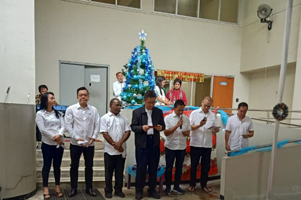 Kebaktian yang dilakukan tahanan KPK untuk merayakan Natal