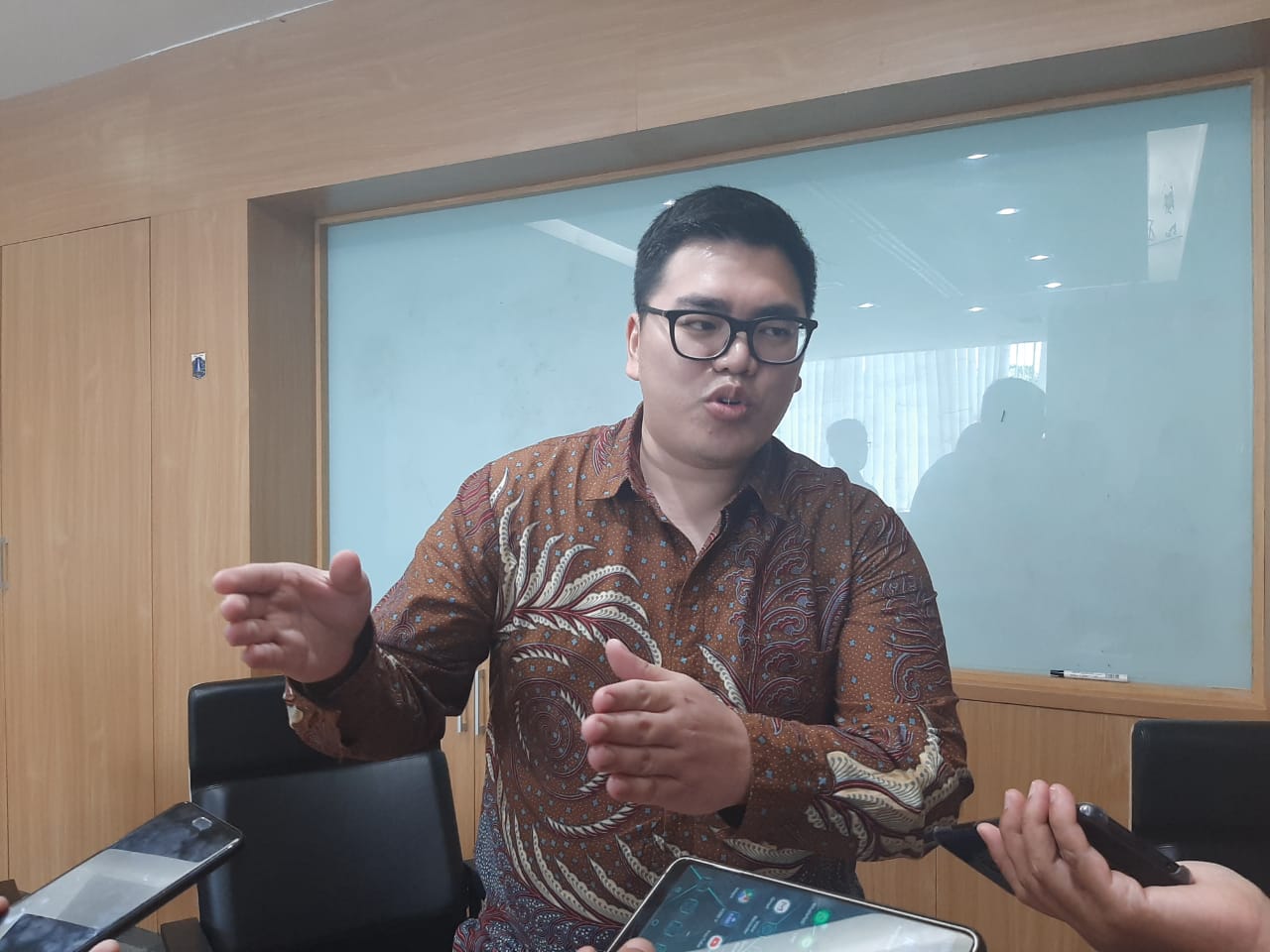 Anggota DPRD DKI Jakarta dari Fraksi PSI Anthony Winza Probowo