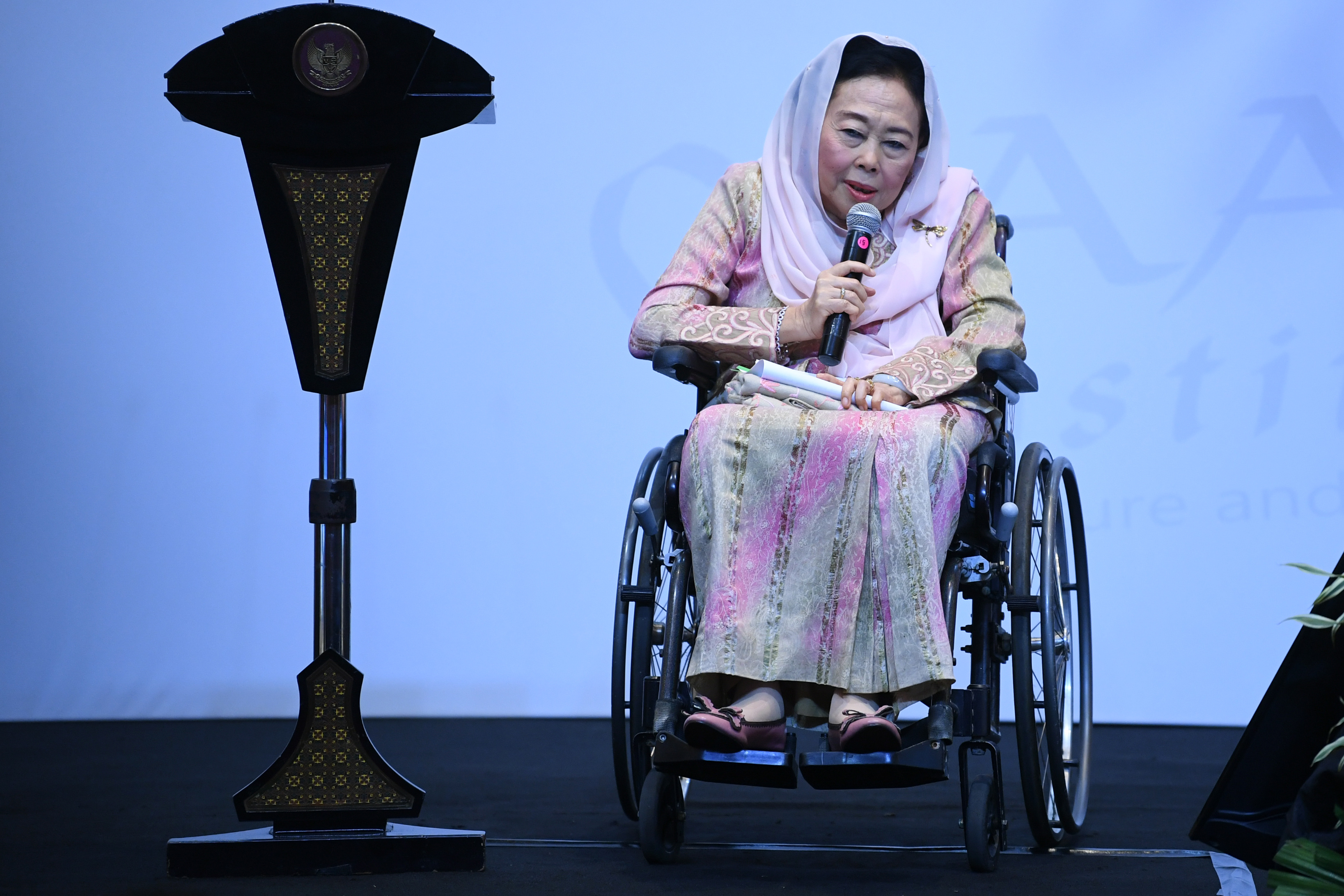  Istri Presiden ke-4 RI, Abdurrahman Wahid (Gusdur), Sinta Nuriyah Wahid.