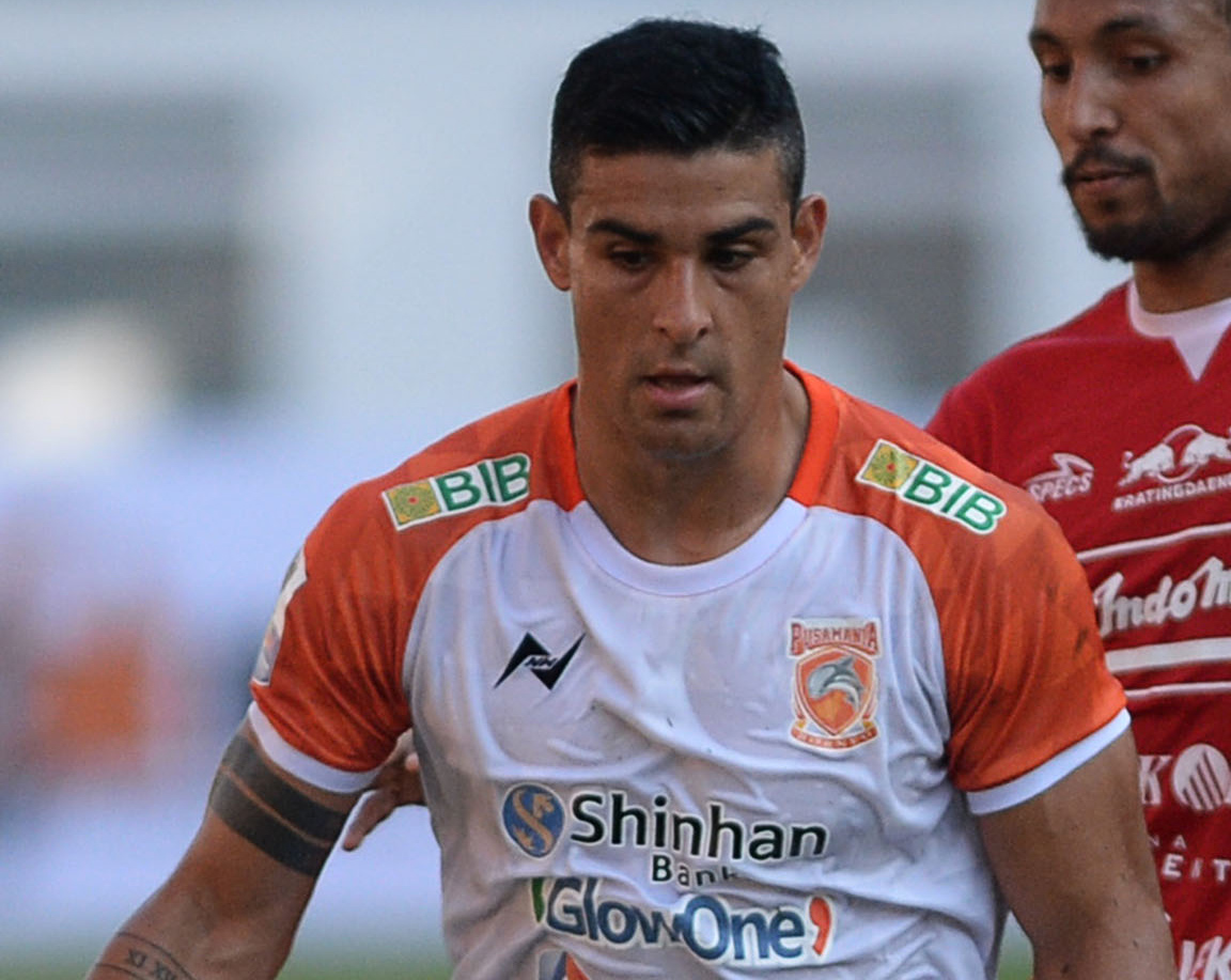 Penyerang Borneo FC Matias Ruben Conti