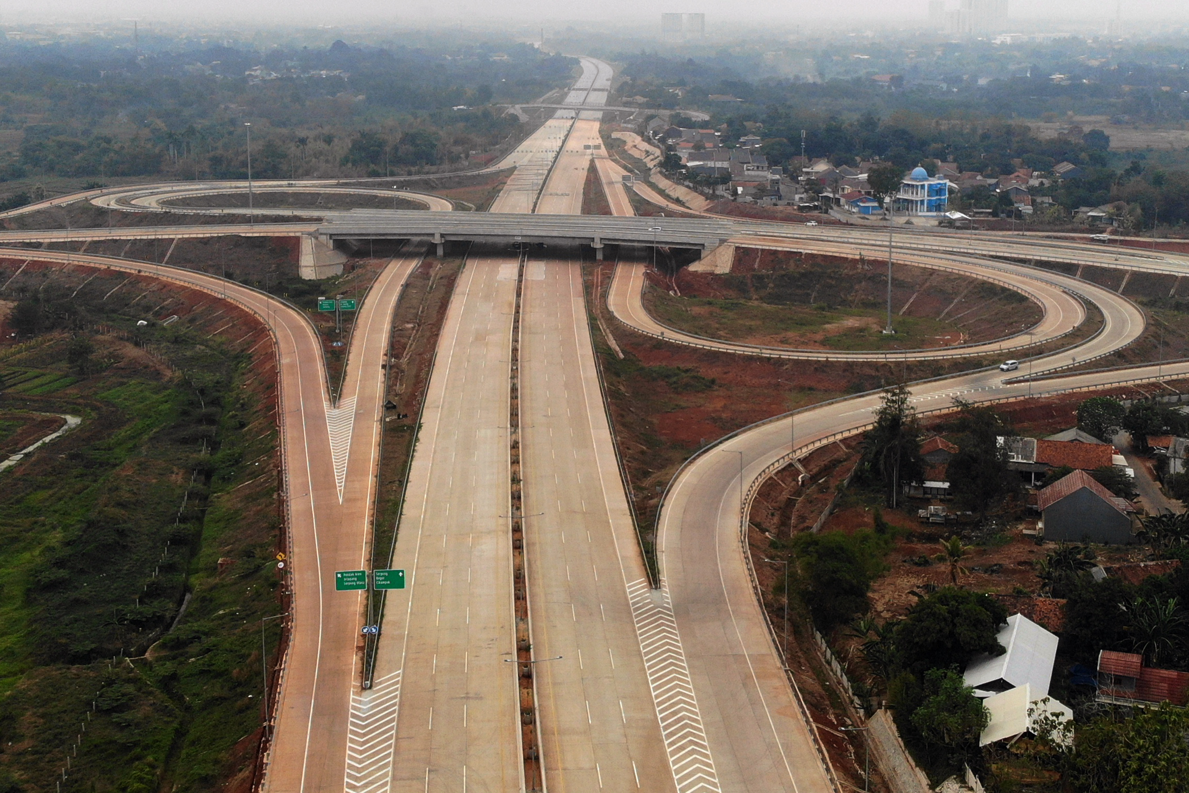 Ruas tol Kunciran -Serpong yang jadi bagian dari TOL JORR 2