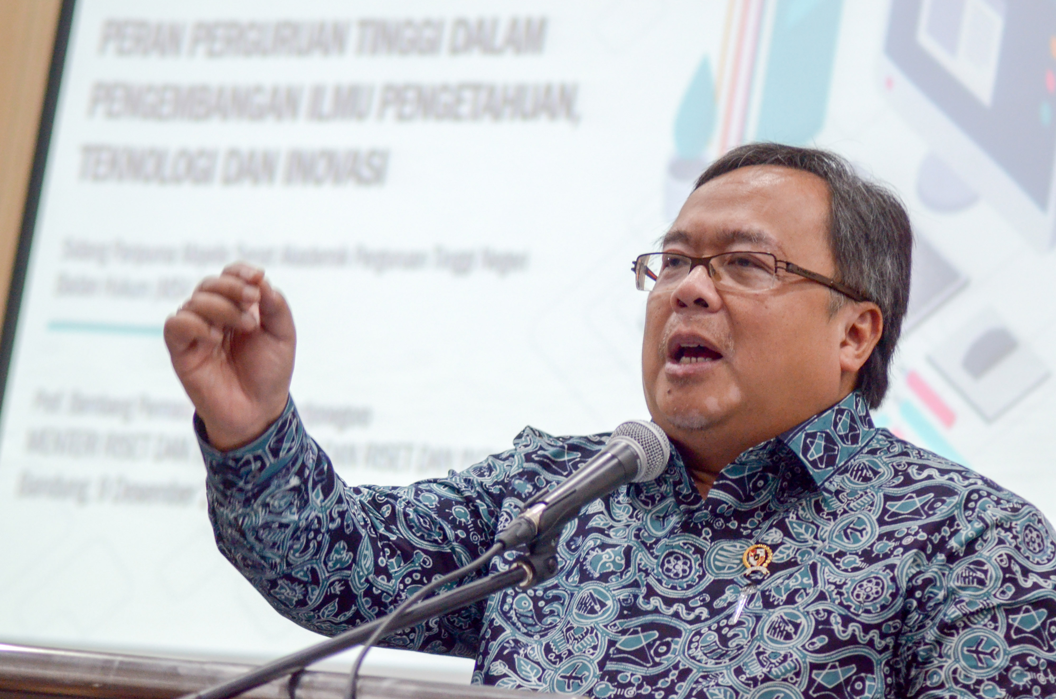 Menristek/Kepala BRIN Bambang Brodjonegoro
