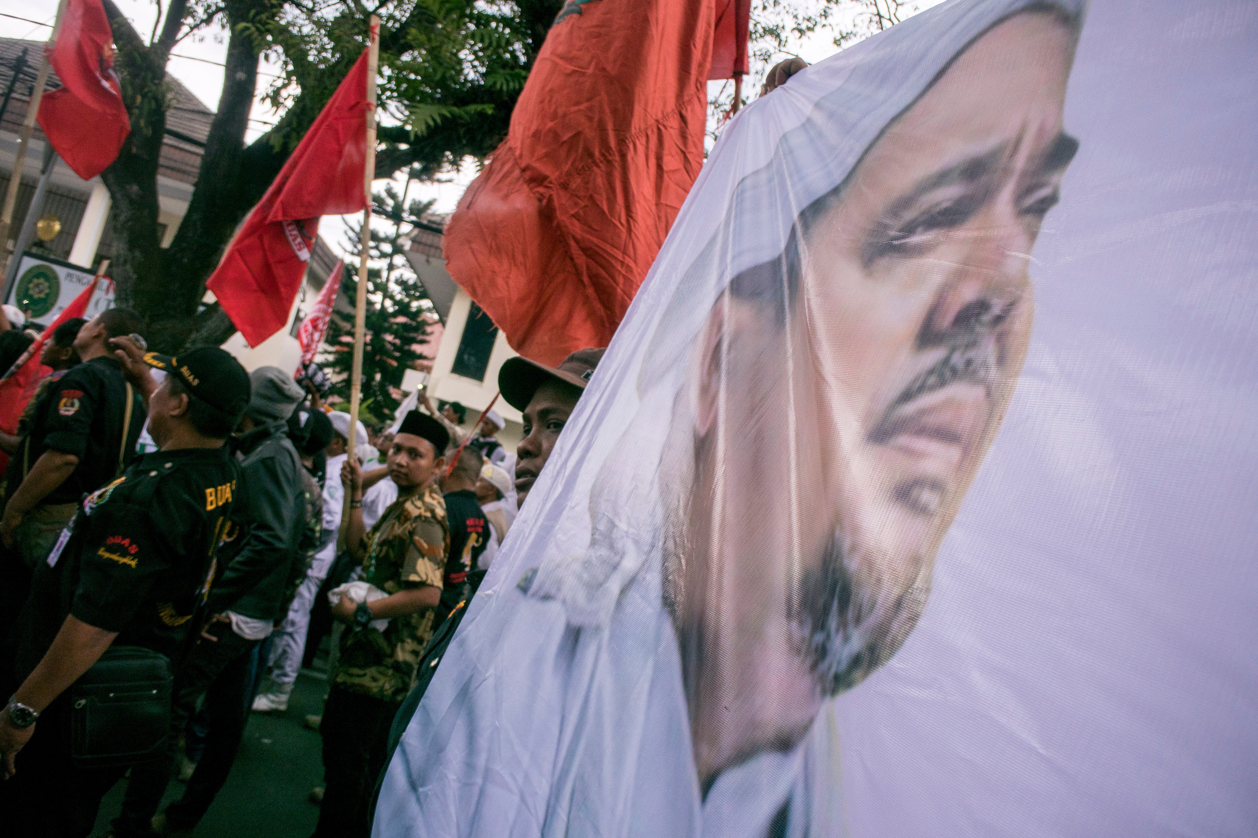 Ilustrasi: Massa dari Front Pembela Islam