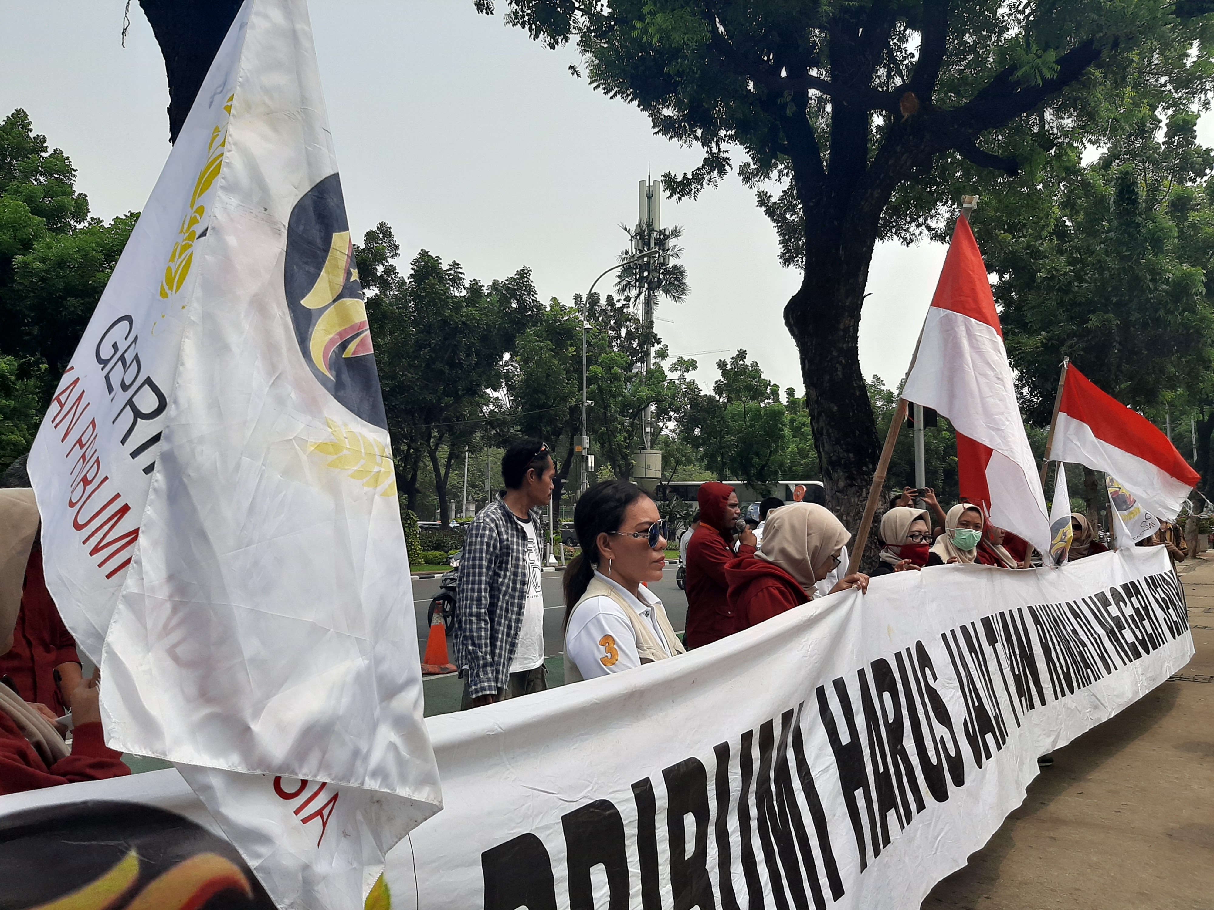 Demo tolak DWP di Jakarta