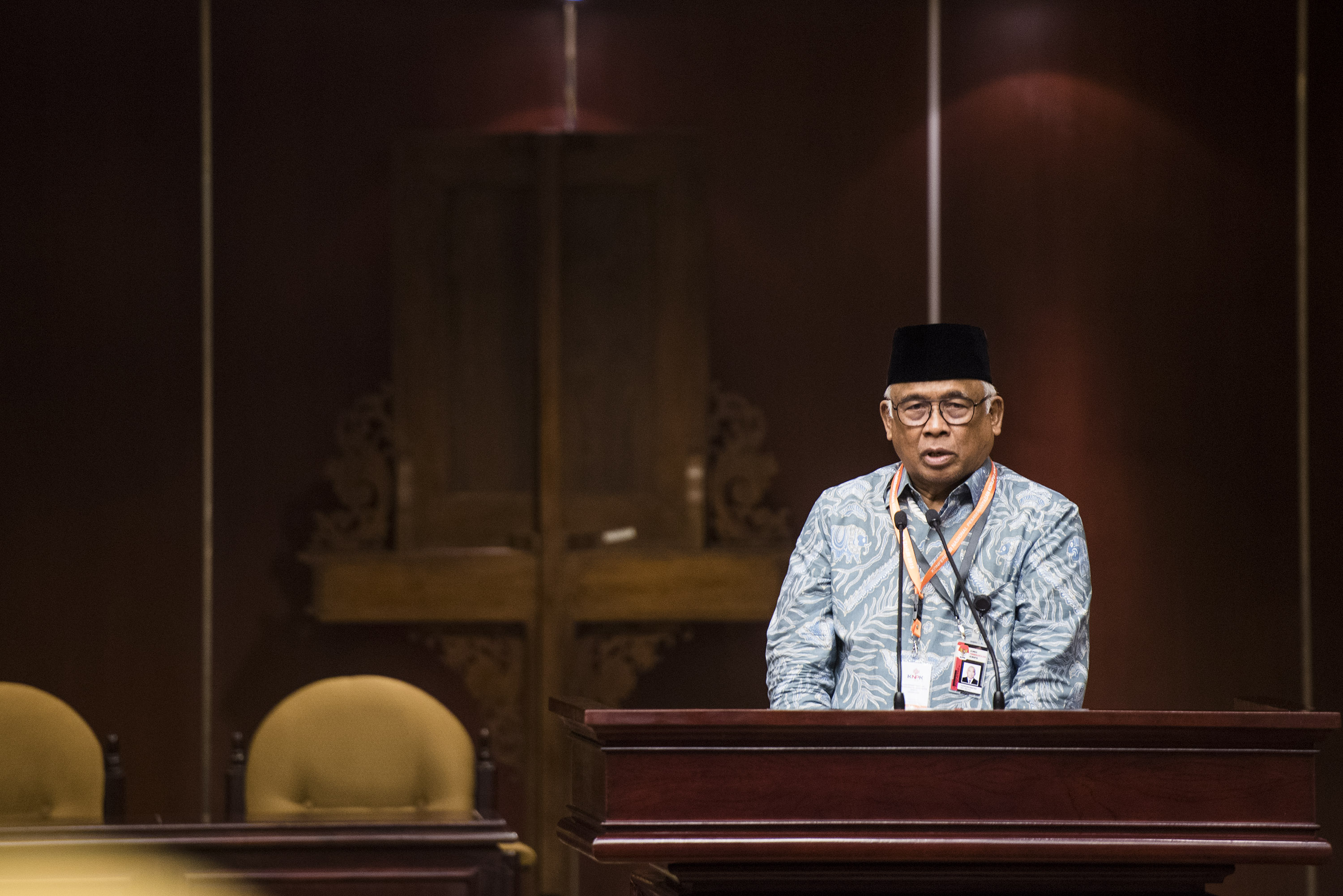 Mantan Ketua KPK Taufiequrachman Ruki 