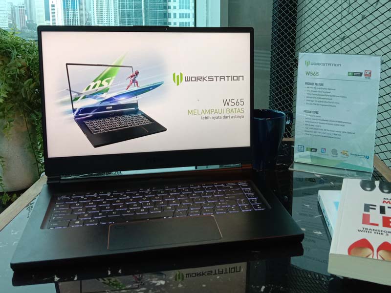 Salah satu laptop terbaru keluaran MSI, yang diklaim sangat menunjang kerja para pembuat konten.
