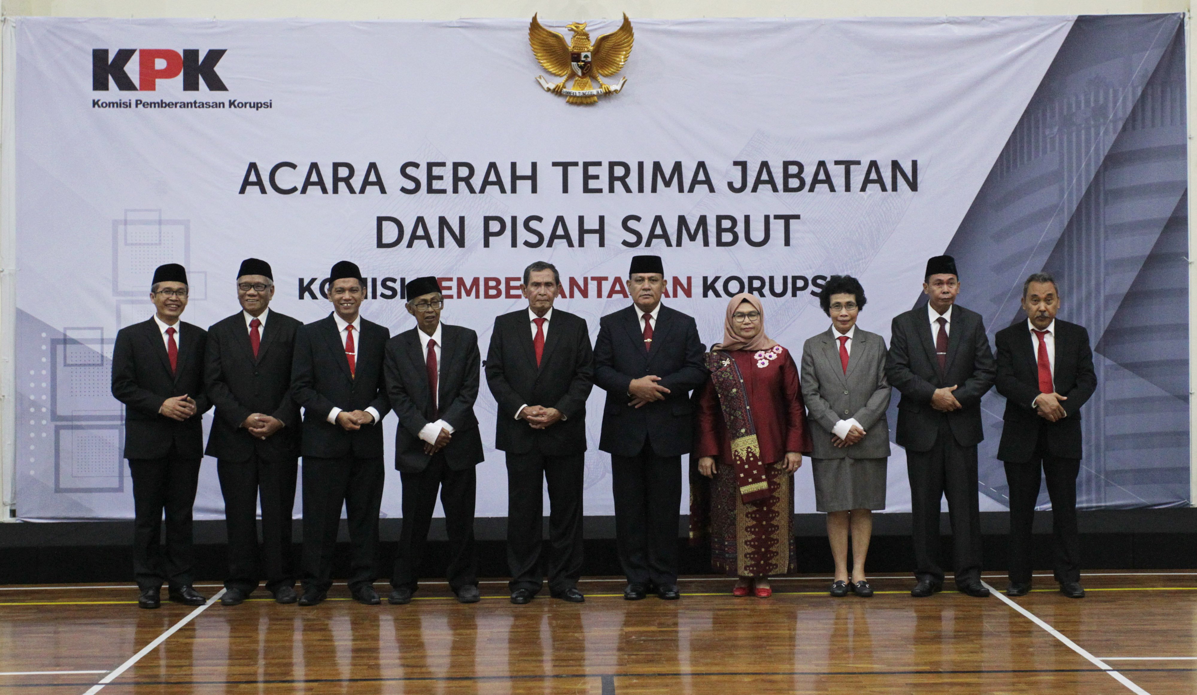 Komisioner KPK bersama Dewan Pengawas KPK