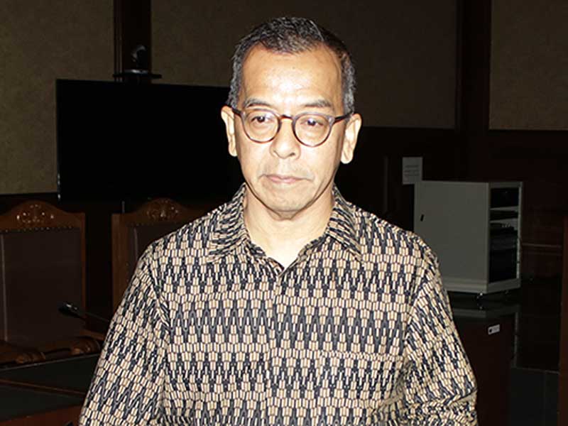Mantan Direktur Utama Utama PT Garuda Indonesia (Persero) Tbk, Emirsyah Satar.