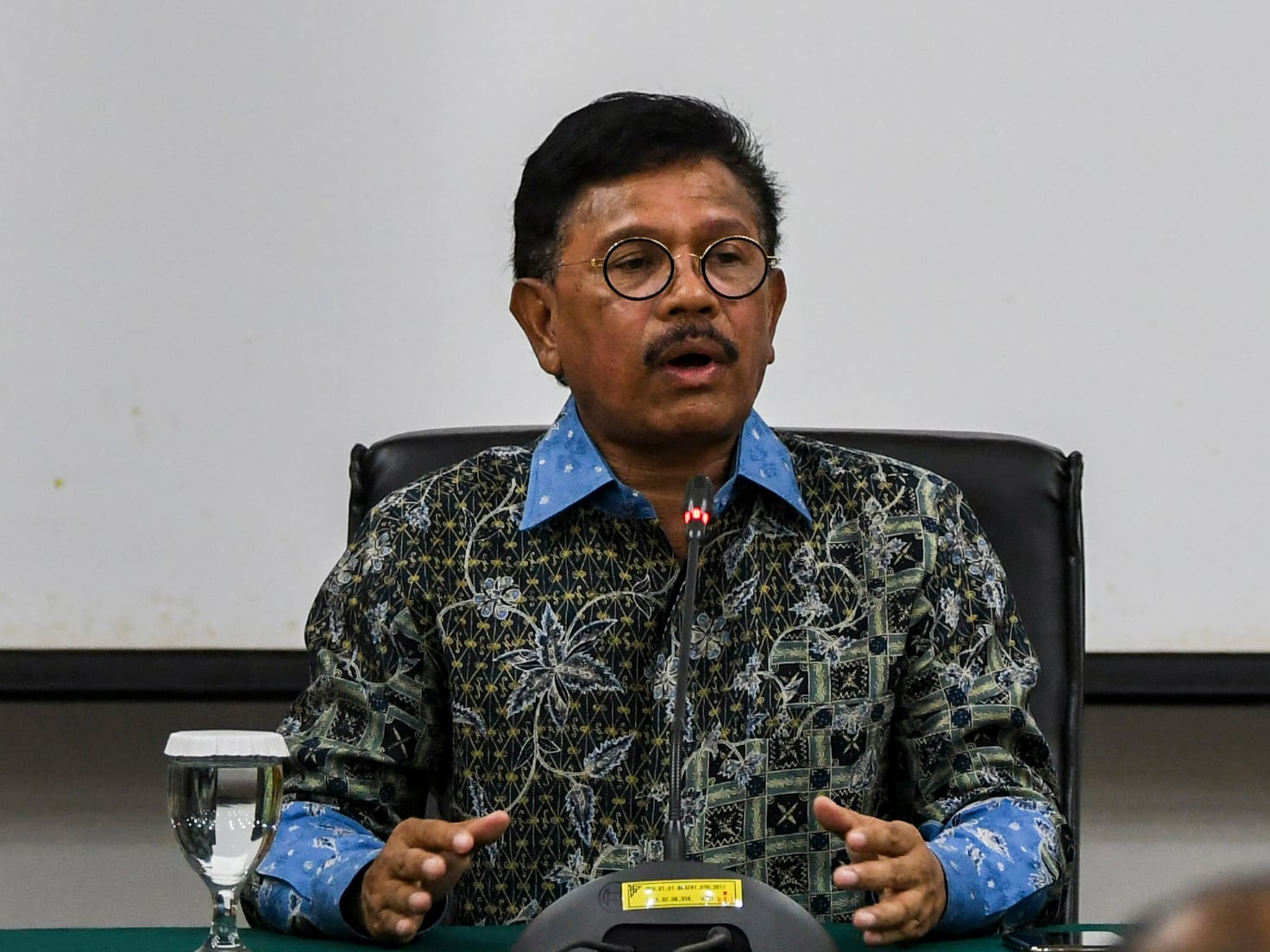Menteri Komunikasi dan Informatika Johnny G Plate