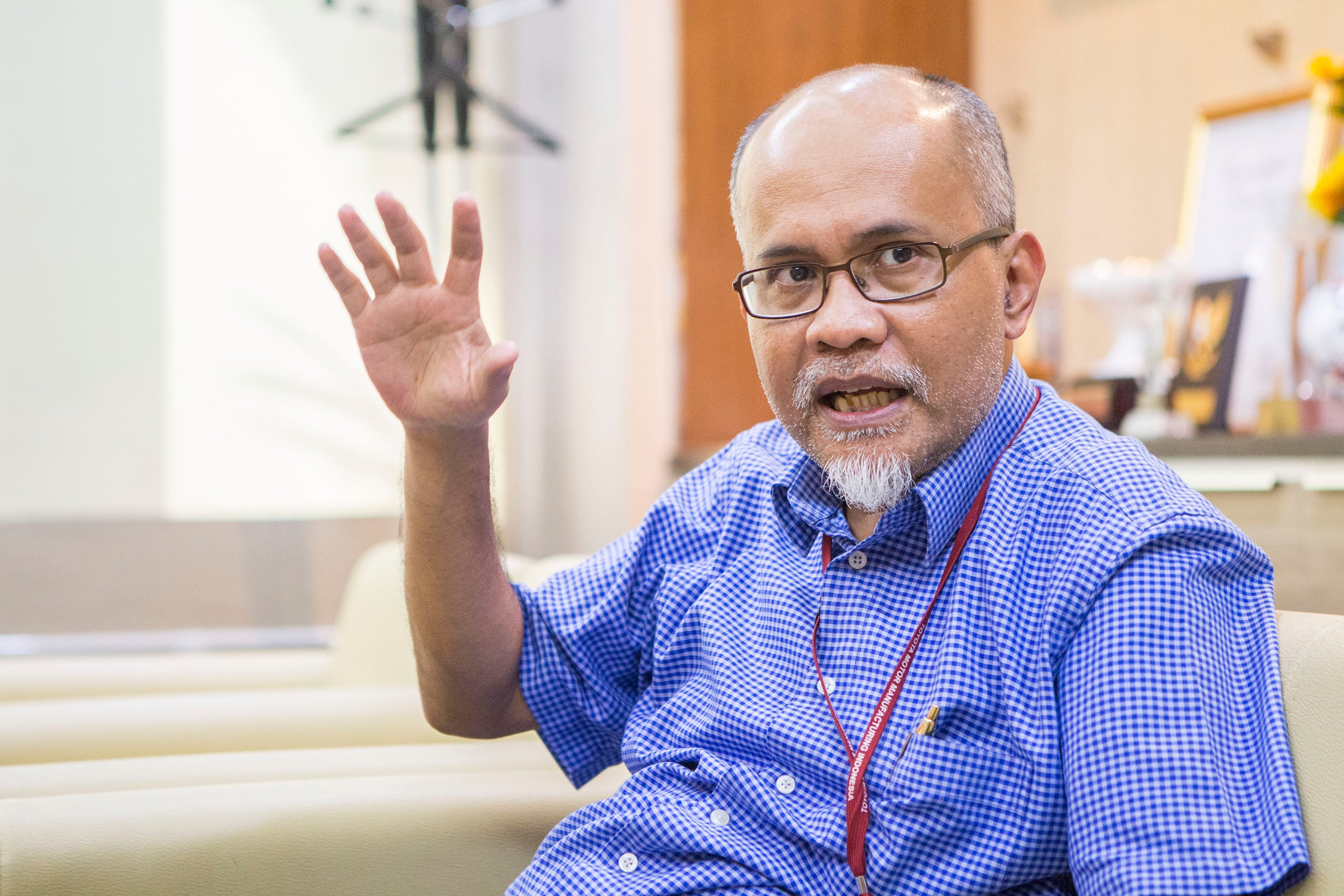 Presiden Direktur PT Toyota Motor Manufacturing Indonesia (TMMIN)  pabrikan Toyota Indonesia Warih Andang Tjahjono,