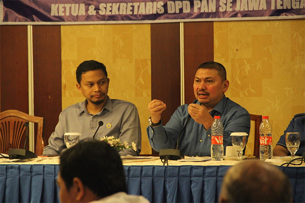 Calon Ketua Umum PAN Mulfachri Harahap berdialog dengan Pengurus DPW dan DPD PAN se Jawa Tengah