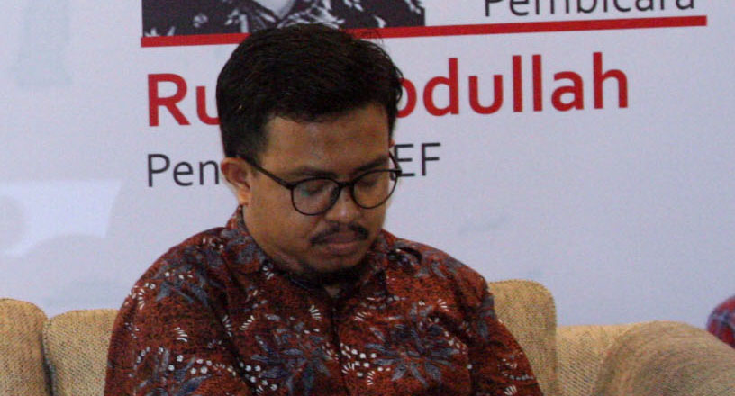 peneliti Indef Rusli Abdullah