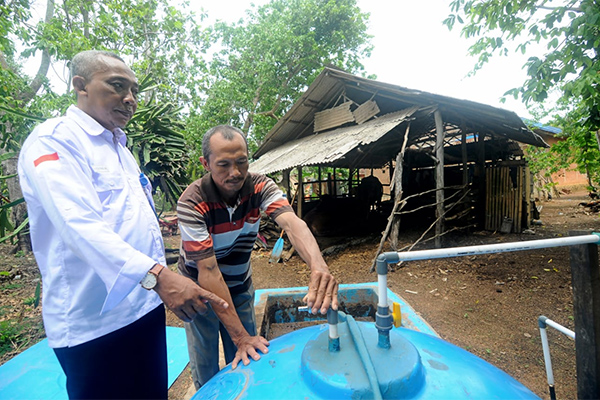 Desa Sumber Makmur Kab Tanah Laut mandiri energi dengan biogas