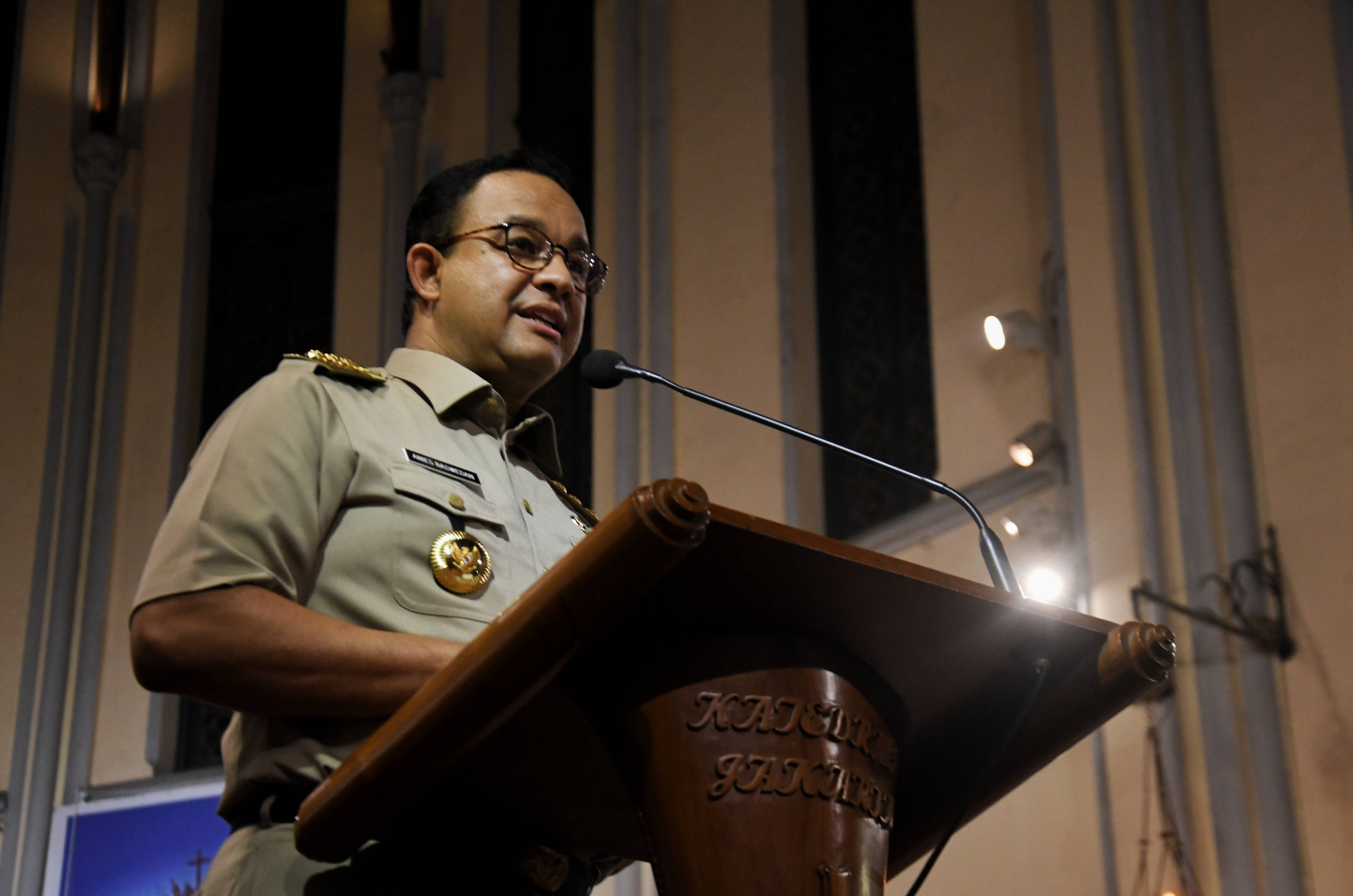 Ucapkan Selamat Natal, Anies Ajak Warga Majukan Jakarta