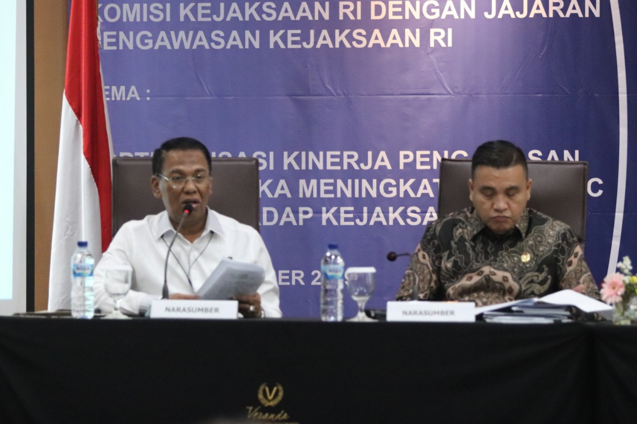 Rapat koordinasi Optimalisasi Kinerja Pengawasan dalam Rangka Meningkatkan Public Trust Terhadap Kejaksaan