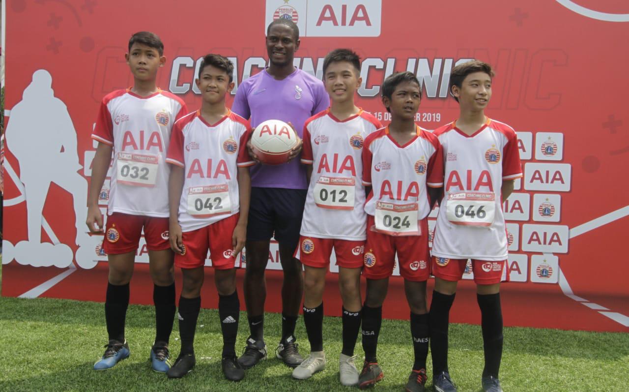 Peserta AIA Elite Training Camp di Akademi Persija