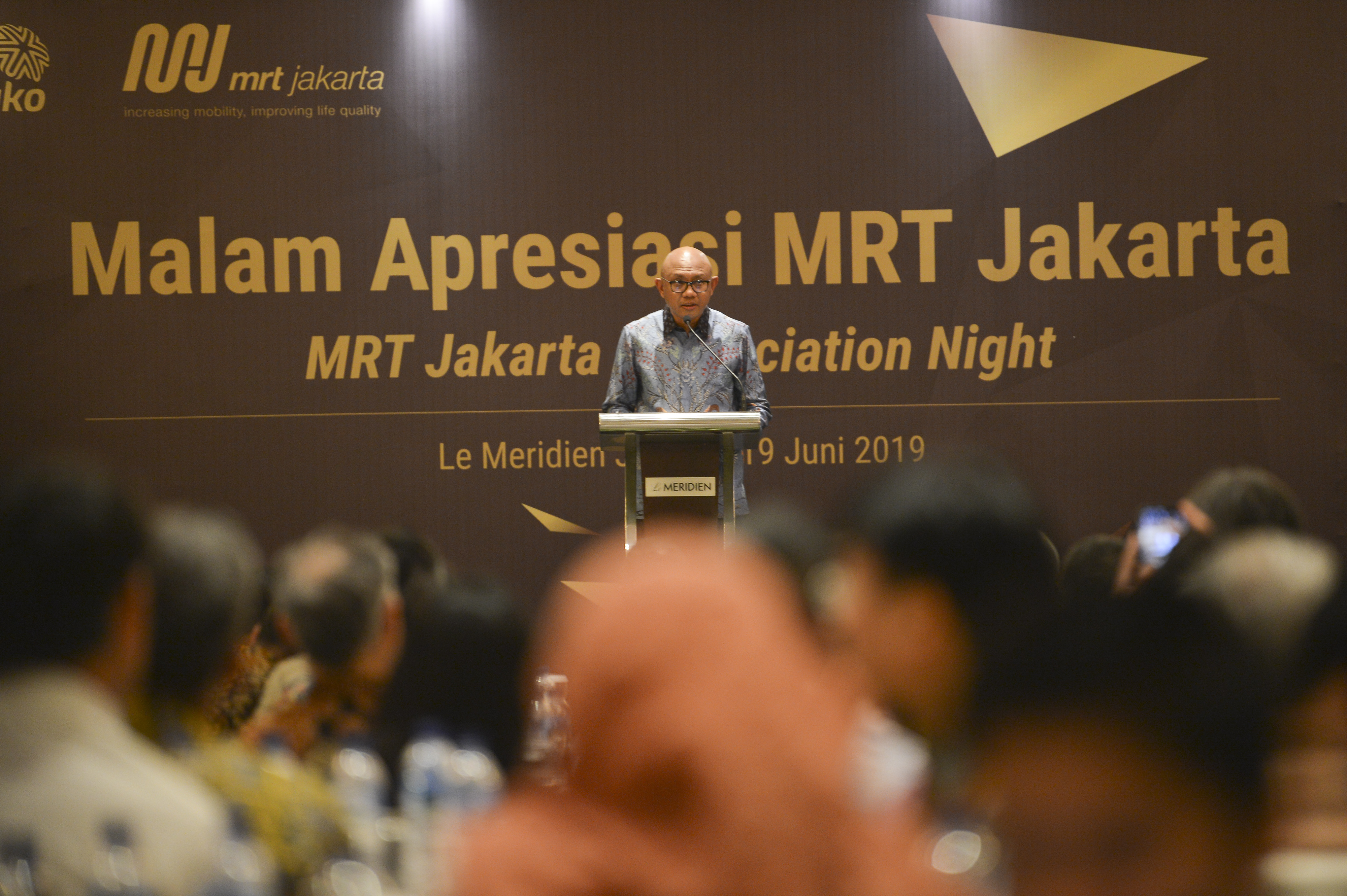 Direktur Utama PT MRT Jakarta William Sabandar