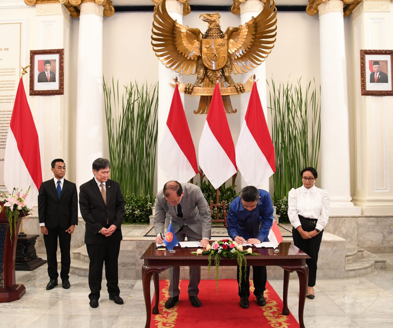 Penandatanganan pemberian hibah kepada pemerintah Myanmar terkaiit repatriasi pengungsi Rohingya