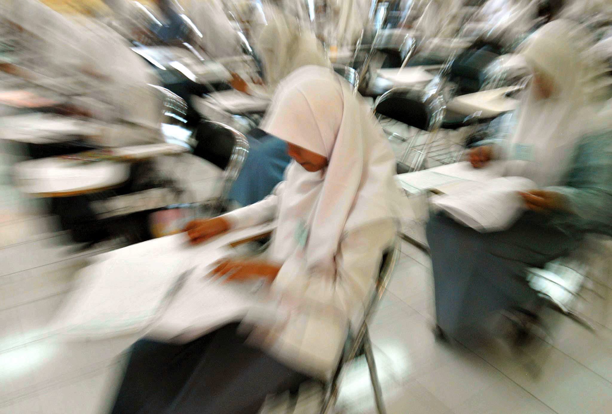 Ilustrasi kegiatan belajar mengajar di madrasah