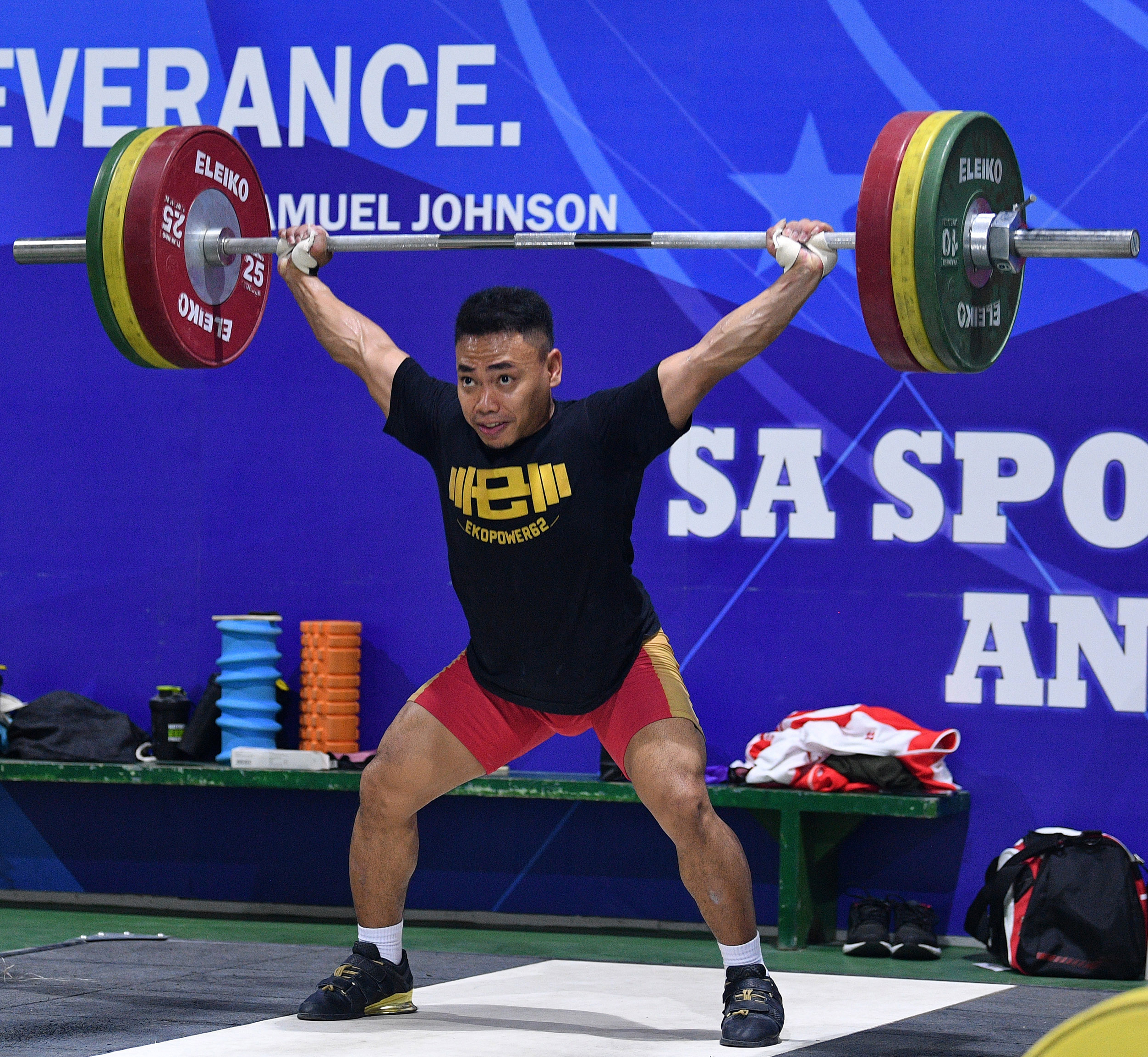  Lifter andalan Indonesia Eko Yuli Irawan diharapkan bisa mendulang emas di SEA Games Manila