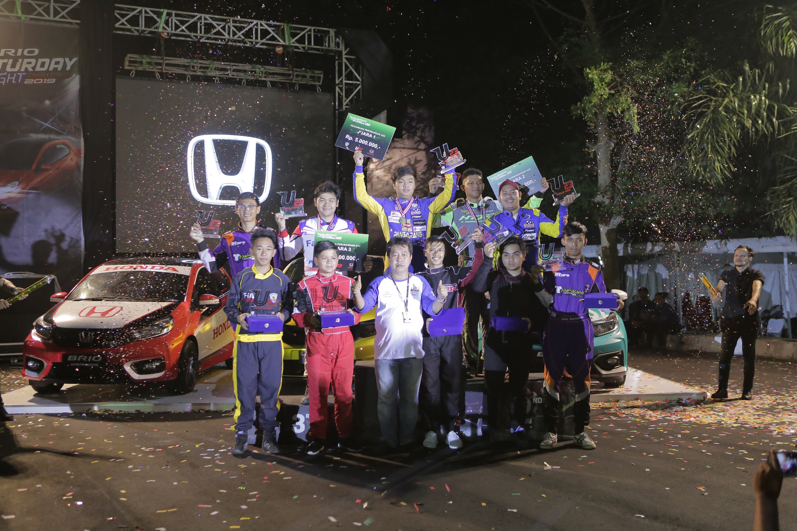 Abghi Rezandi berhasil menjadi juara umum Kejurnas Slalom U23 dengan catatan waktu 34,622 detik.