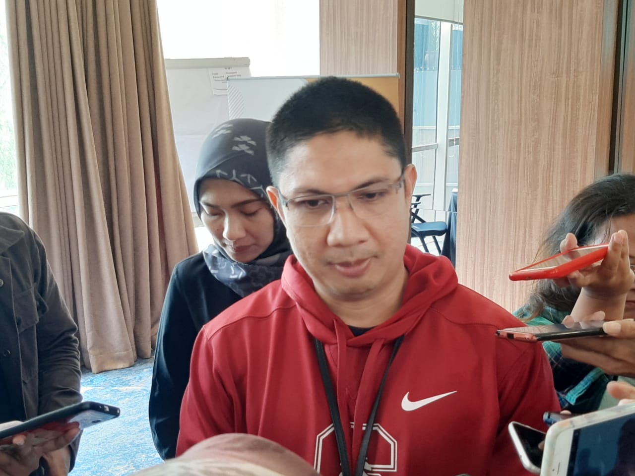 General Manager of Corporate Secretary PT LRT Jakarta, Arnold Kindangen.