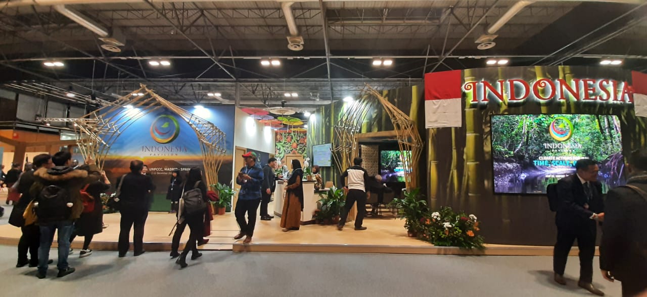 Pavilion Indonesia di COP25 di Madrid, Spanyol