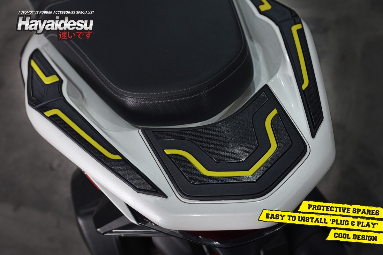 Hayaidesu Hadirkan Karet Pelindung New Honda PCX150