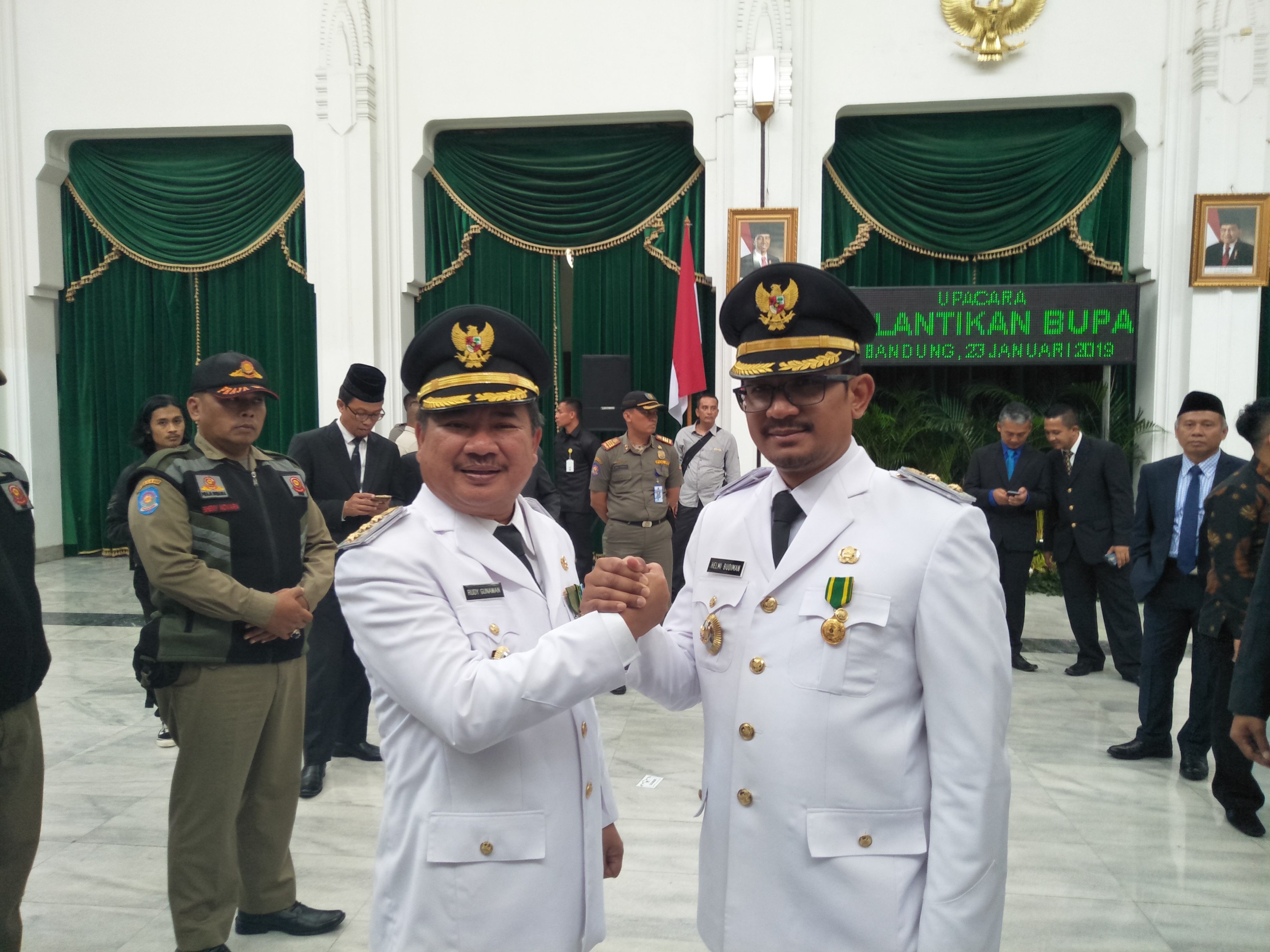 Pelantikan Bupati dan Wakil Bupati Garut 
