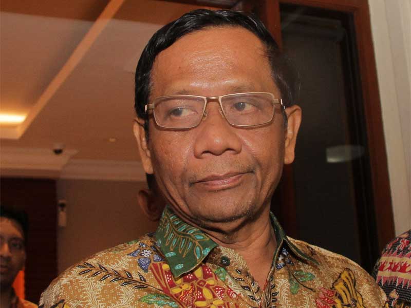 Menko Polhukam Mahfud MD memberikan keterangan kepada awak media setelah rapat paripurna yang membahas tentang perkembangan isu di Papua.