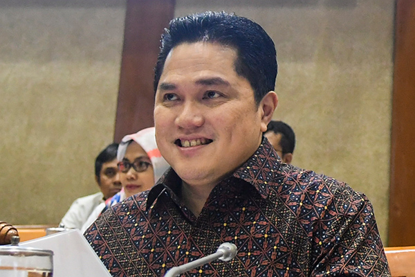 Menteri Badan Usaha Milik Negara (BUMN) Erick Thohir