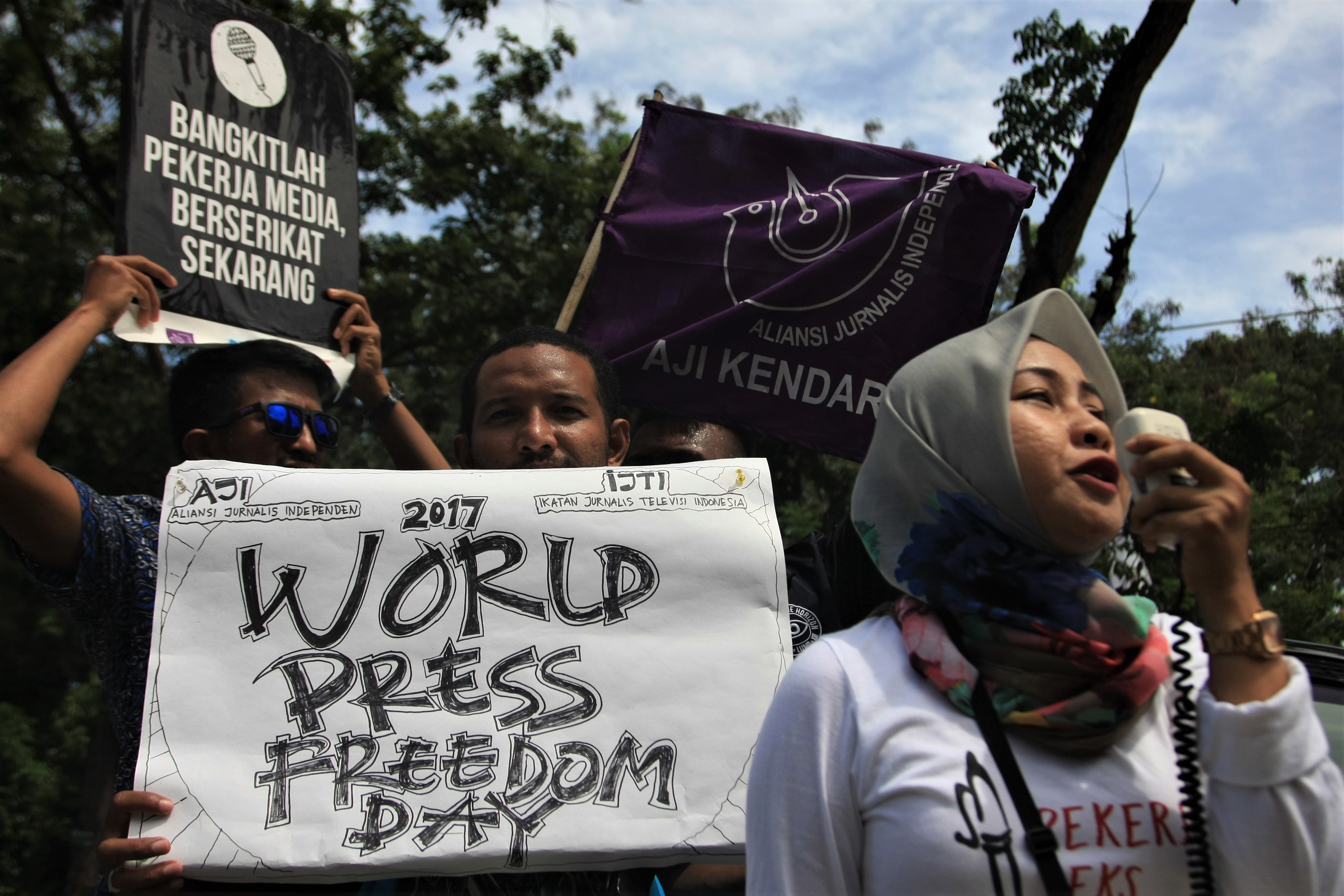 Aksi hari kebebasan pers