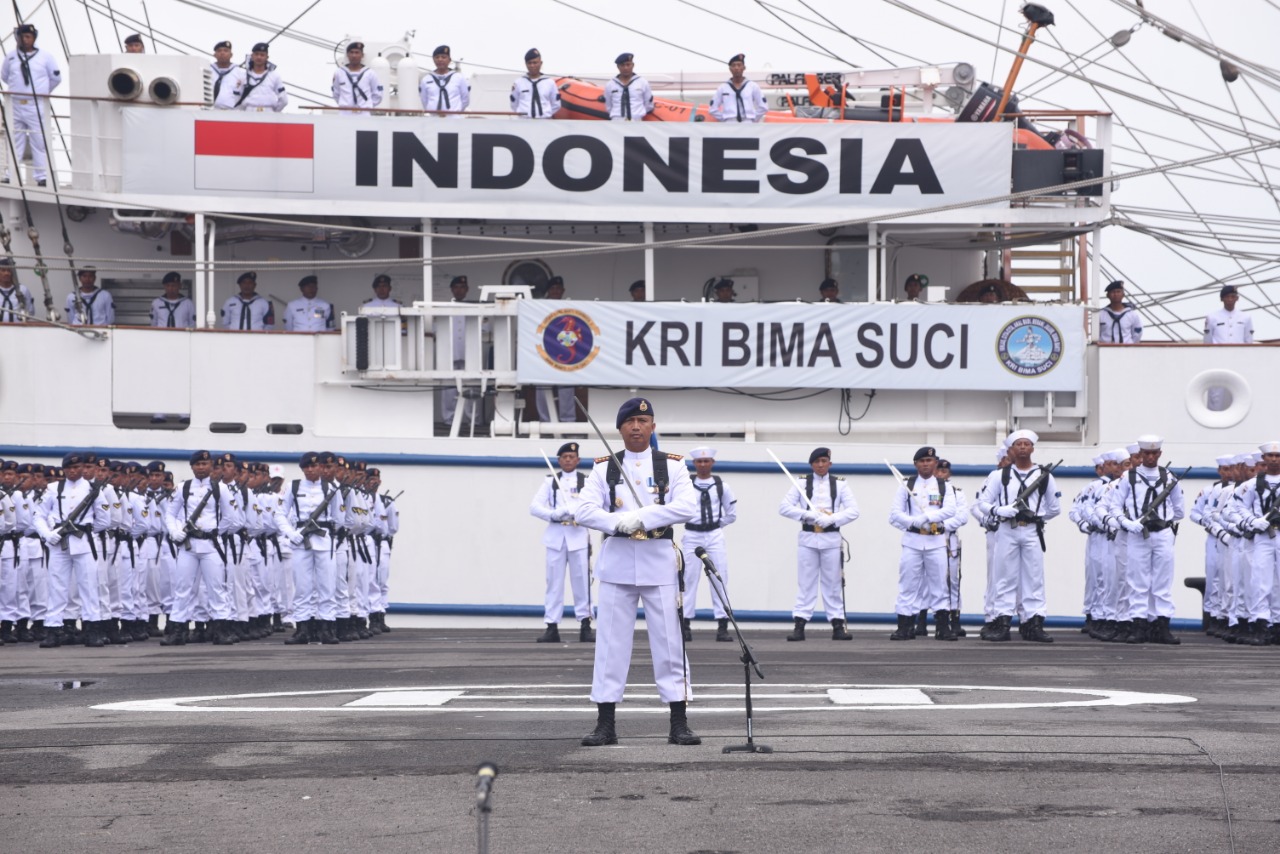 Peringatan Hari Armada di Koarmada II Surabaya, Jawa Timur