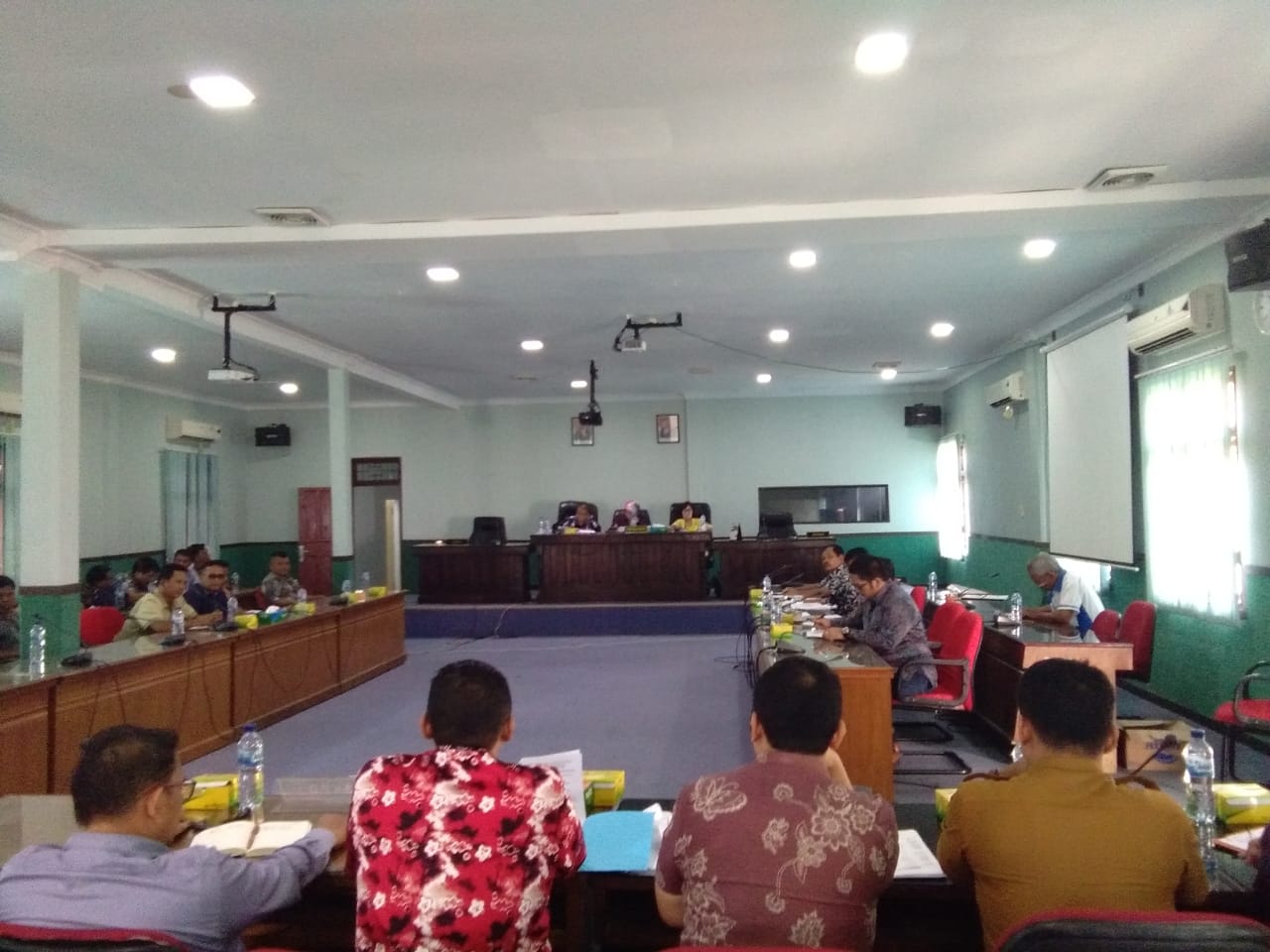  Rapat Dengar Pendapat Komisi II DPRD dengan Perusahaan Daerah Pasar Horas Jaya (PD PHJ) Kota Pematangsiantar, Selasa (17/12/2019)