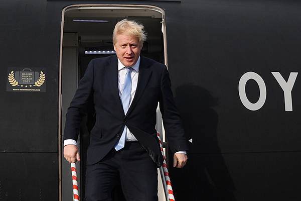 Perdana Menteri dari kubu Konservatif, Boris Johnson