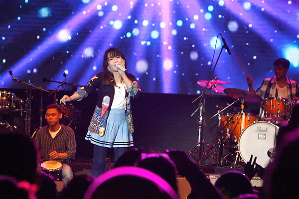 Via Vallen Tampilkan Jazzdut di Purwakarta