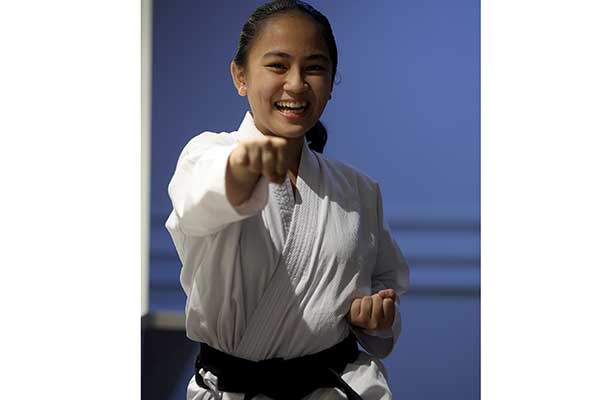 Kezia Agrarianti, atlet karate Indonesia