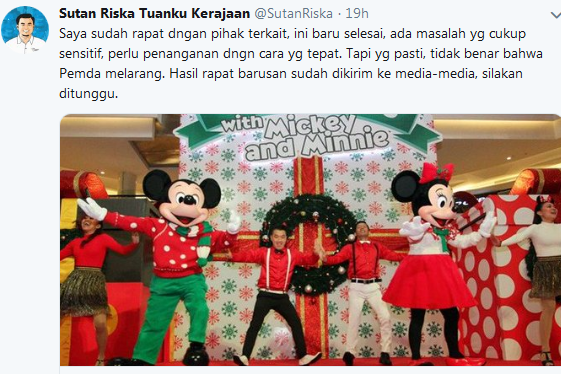 Tweets Sutan Riska Tuanku Kerajaan