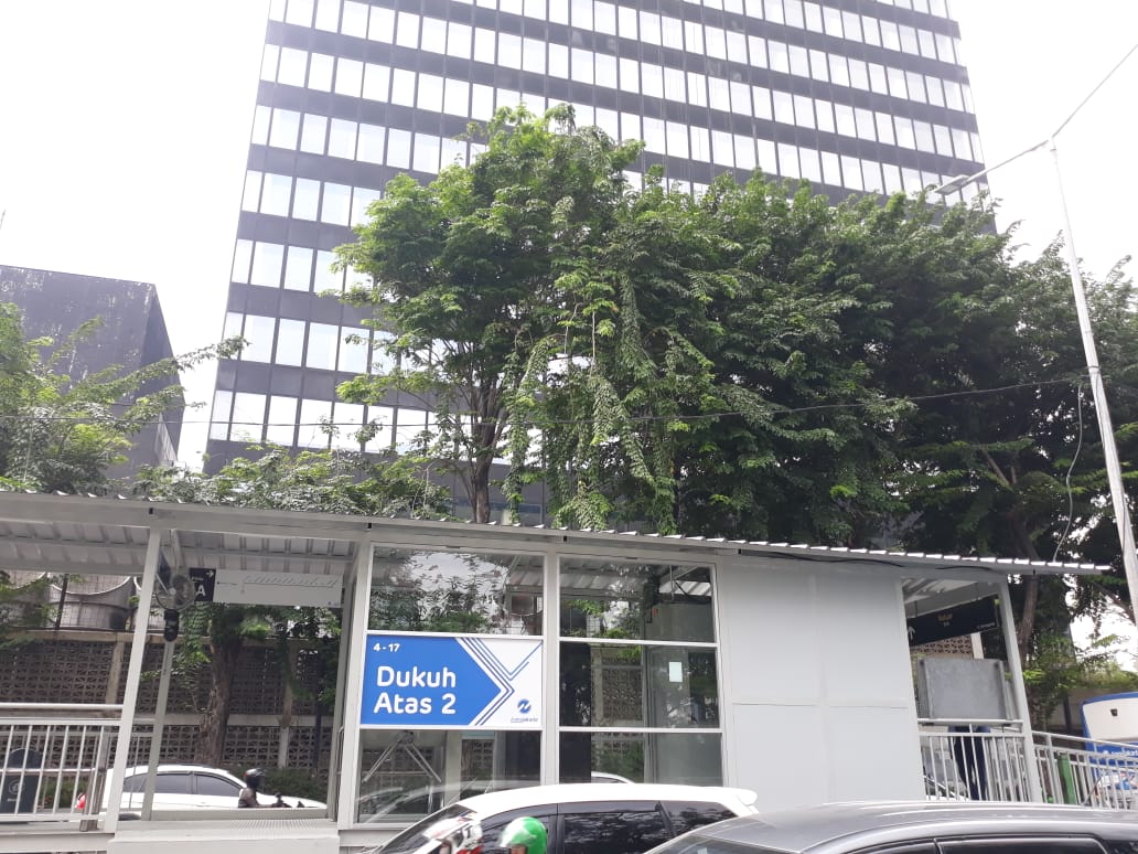 Halte sementara Dukuh Atas 2