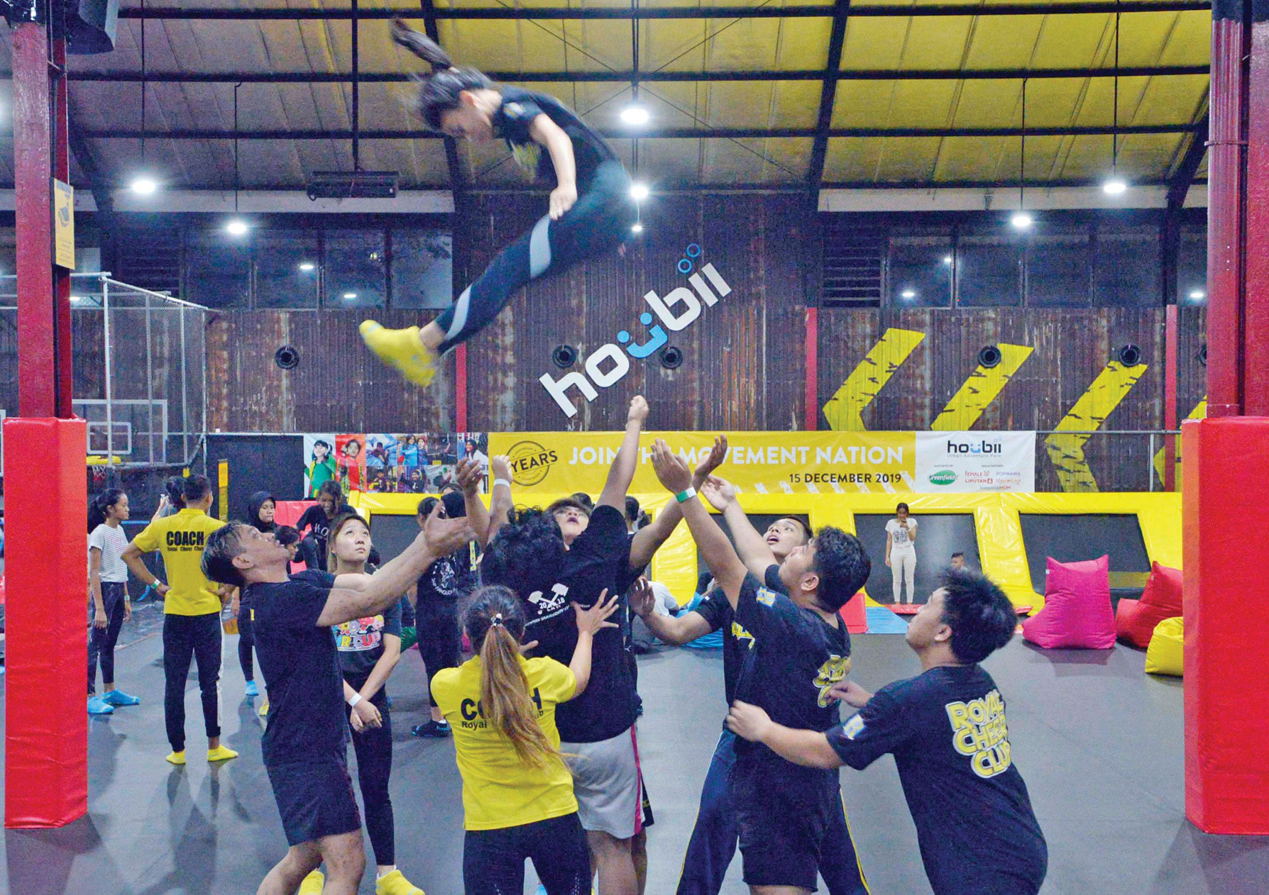 Tim Royal All Stars saat latihan rutin di Jakarta.