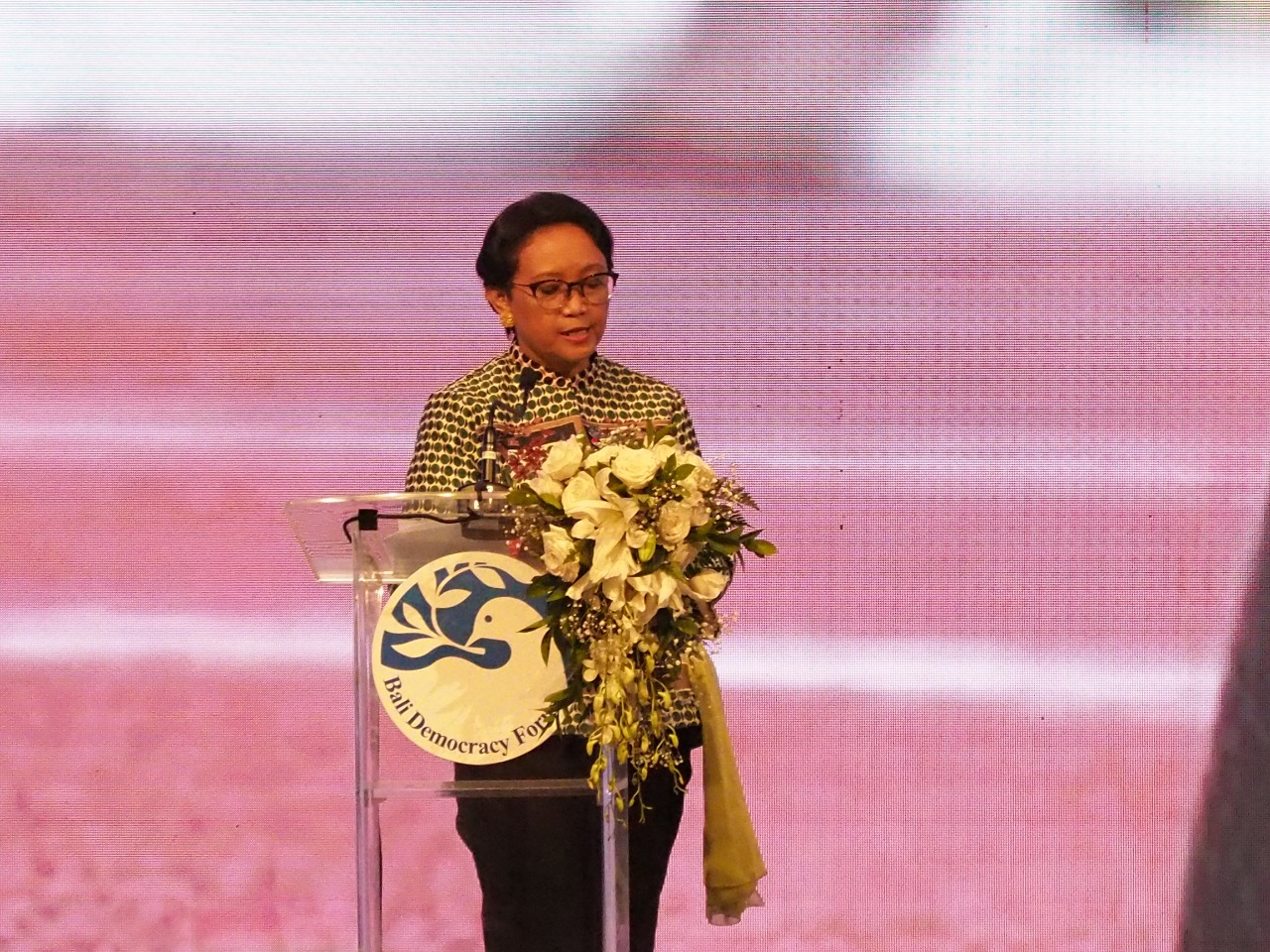 Buka BDF ke-12, Menlu Sampaikan Kaitan Demokrasi dan Inklusivitas