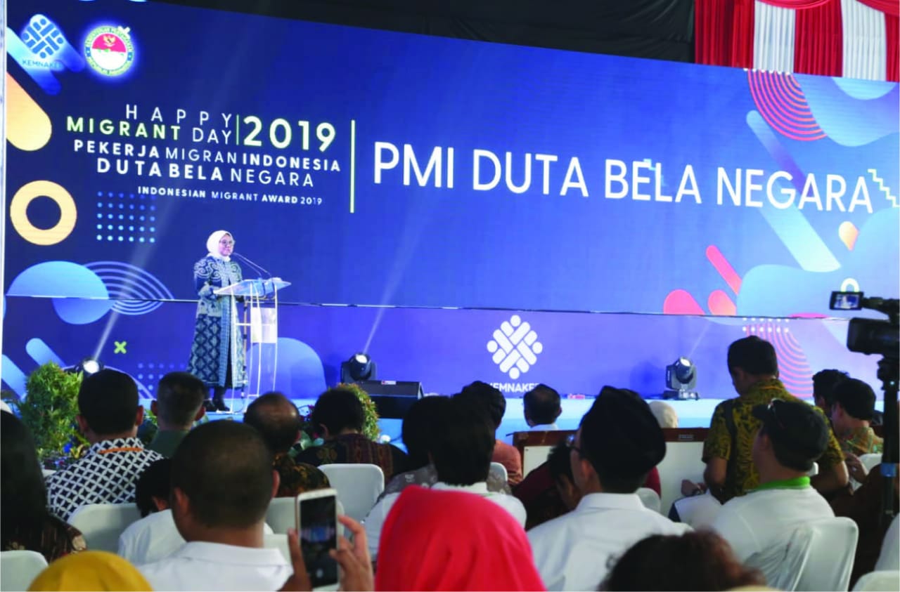 Menaker Minta Pekerja Migran Indonesia Jadi Duta Bela Negara