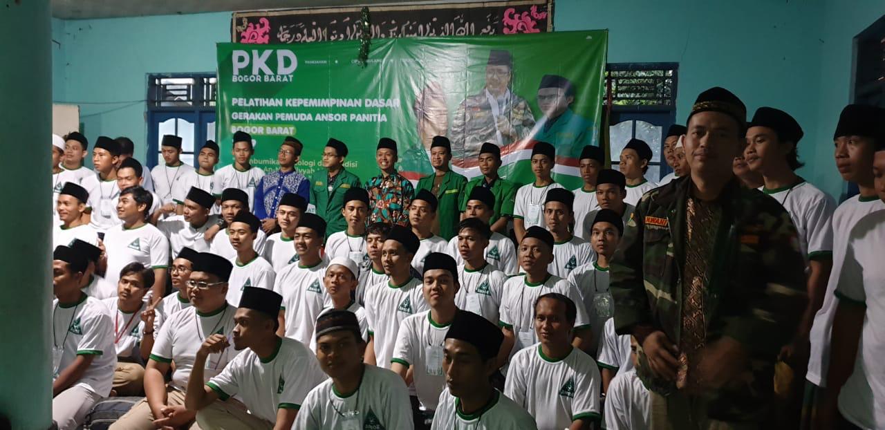 GP) Ansor Kabupaten Bogor  menyelenggarakan Pelatihan Kepemimpinan Dasar (PKD) di Pondok Pesantren Uswatun Hasanah, Pamijahan, Bogor.