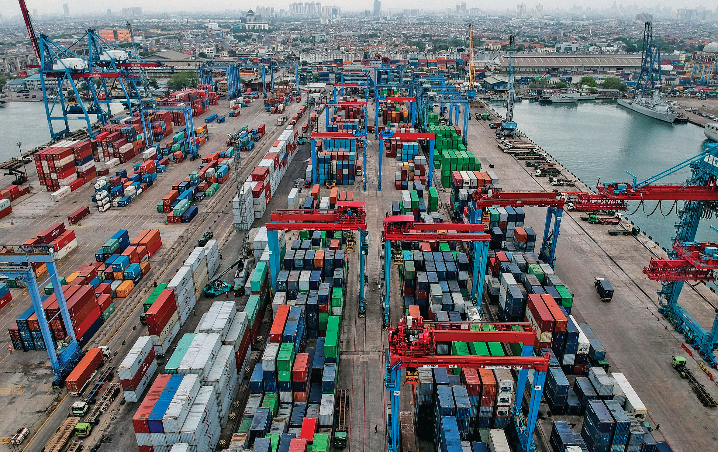 PERTUMBUHAN EKSPOR: Kondisi perekonomian global yang meredup membawa dampak pada perekonomian Indonesia, terutama pada pertumbuhan ekspor.