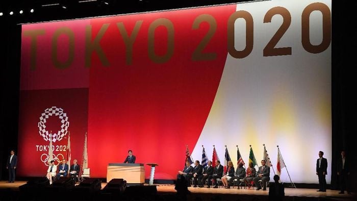 Suasana hitung mundur setahun Olimpiade Tokyo 2020. (Foto: Atsushi Tomura/Getty Images