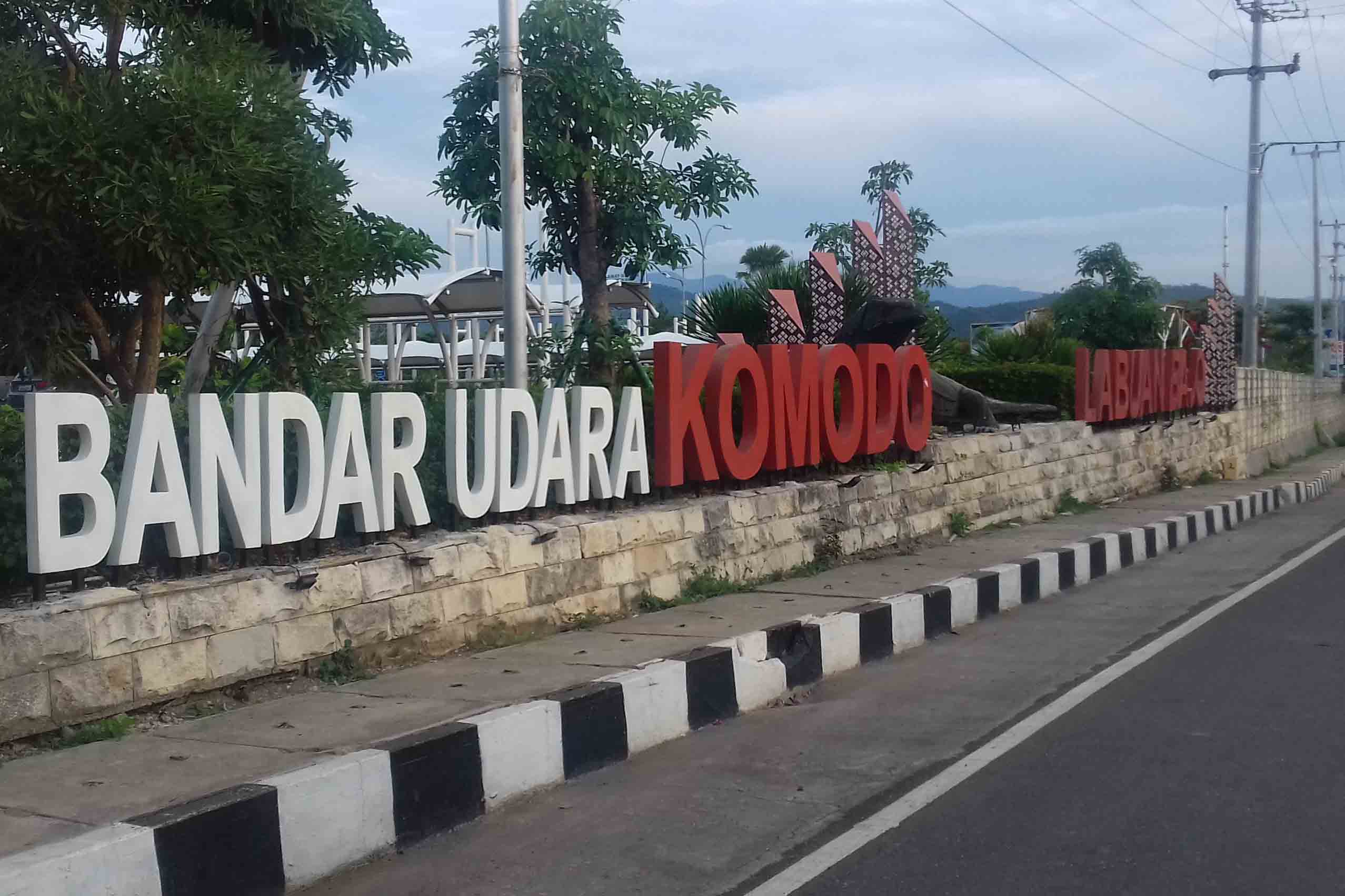 Bandara Komodo di Labuan Bajo, Manggarai Barat, NTT.